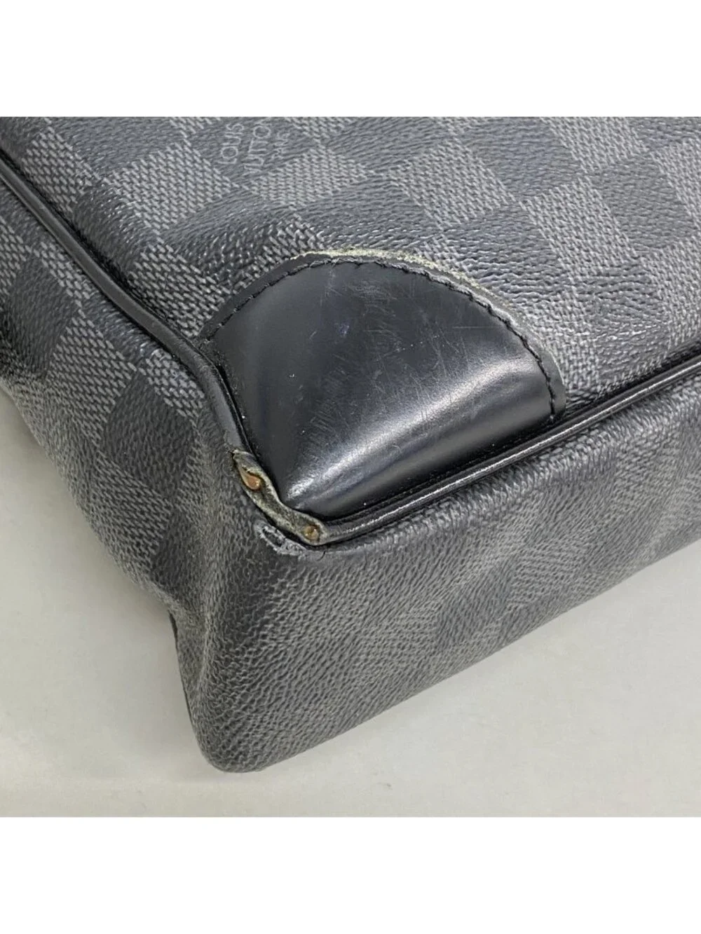 Louis Vuitton Briefcase Damier Graphite Porte Documents Voyage Black Gray